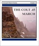 The Colt .45 March Concert Band sheet music cover